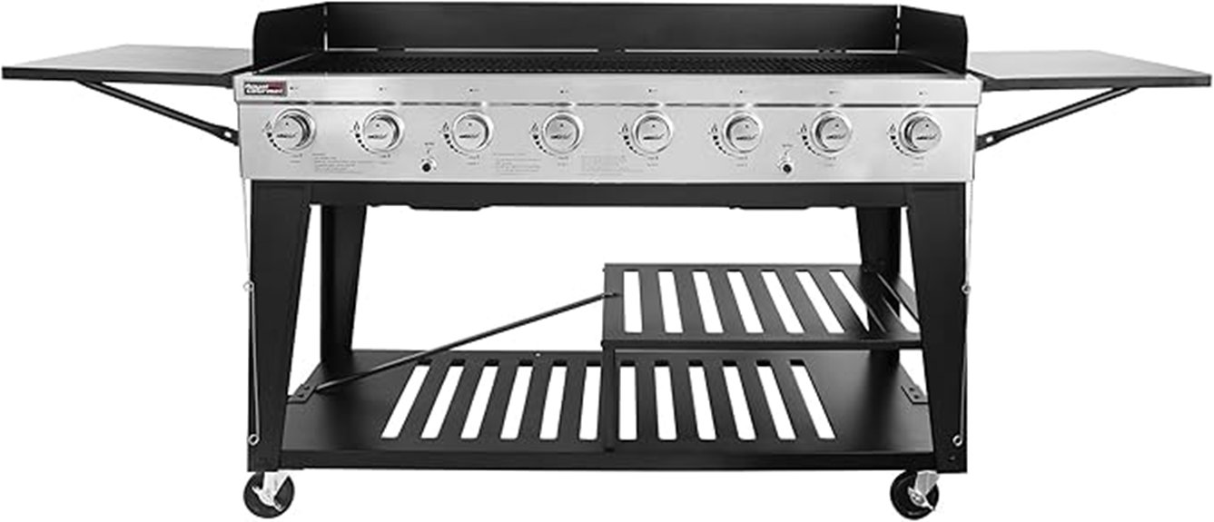 eight burner propane barbecue powerhouse