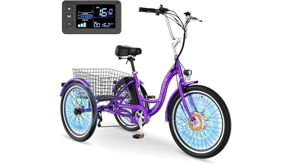 electric adult cargo tricycle
