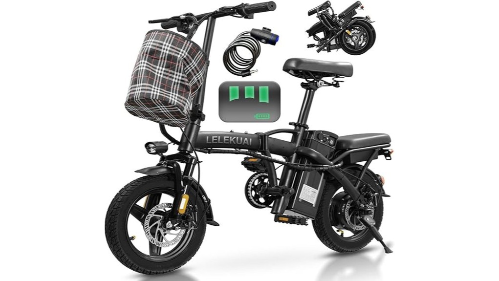 electric commuter folding e bike
