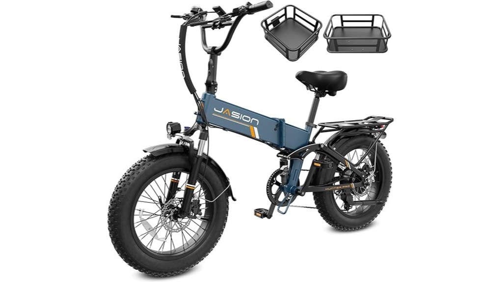 foldable 750w fat tire e bike