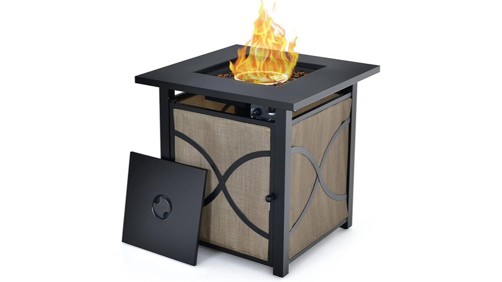giantex 25 inch propane firepit