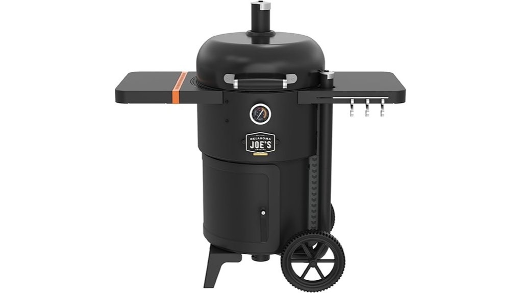 heavy duty 18 inch charcoal smoker