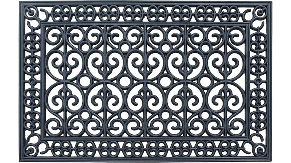 heavy duty rubber outdoor doormat