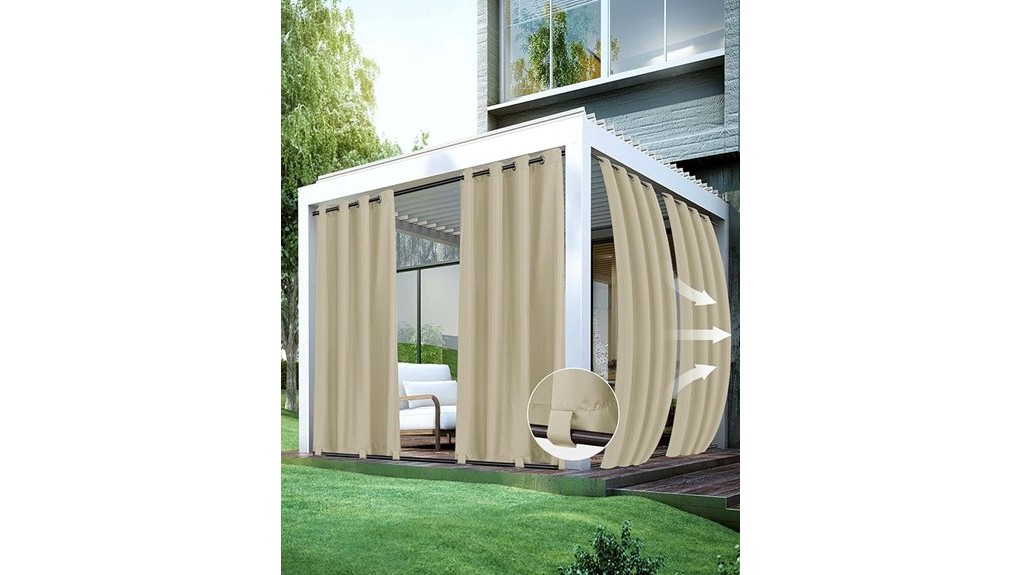 holiday themed patio curtain review