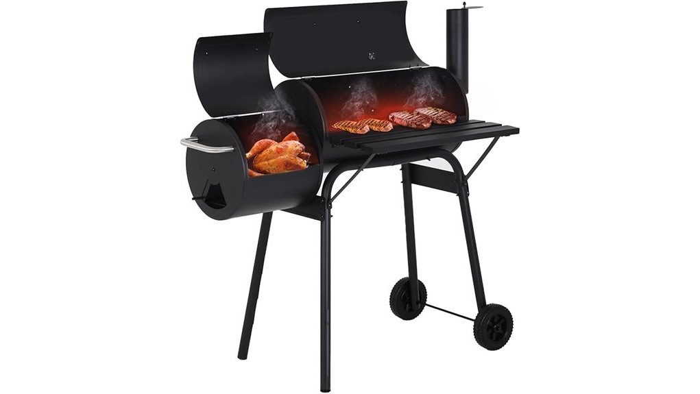 large 43 inch charcoal grill