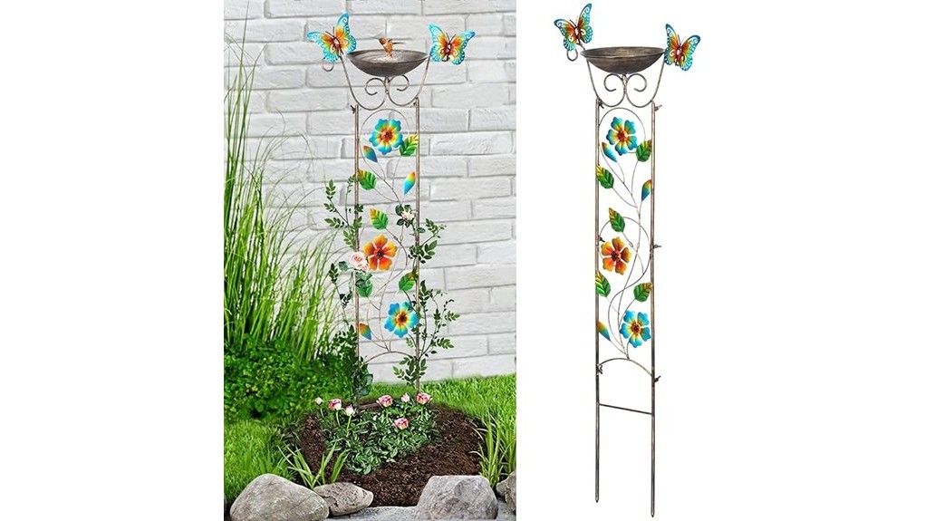lewis wayne trellis birdbath review