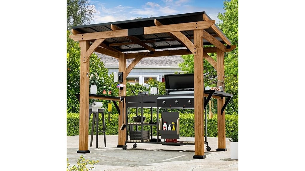 metal framed 6x8 gazebo review