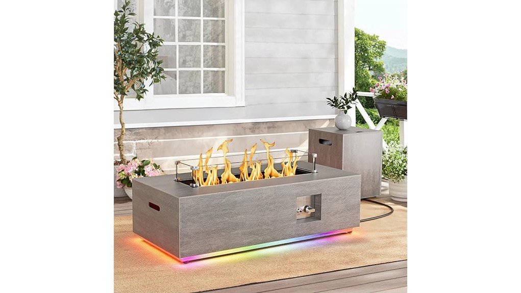 outdoor propane fire pit