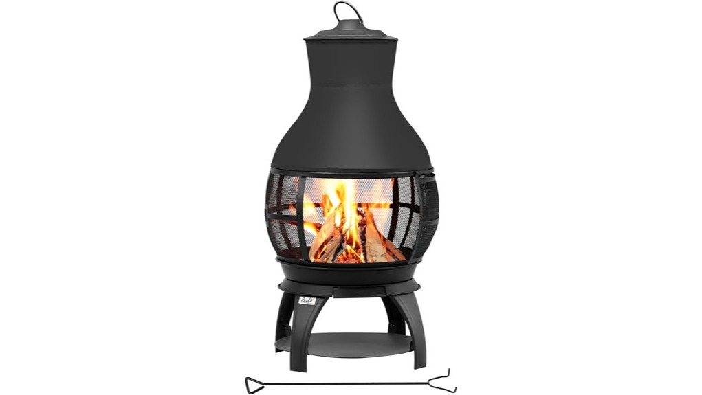 outdoor wood burning chiminea review