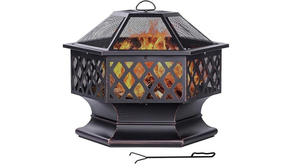 portable backyard propane firepit