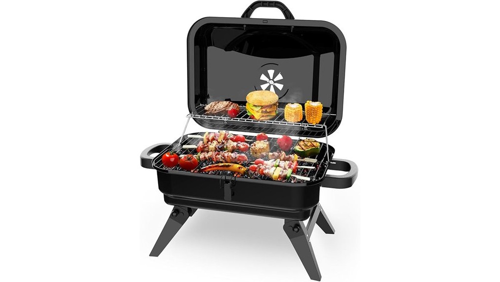 portable charcoal grill review