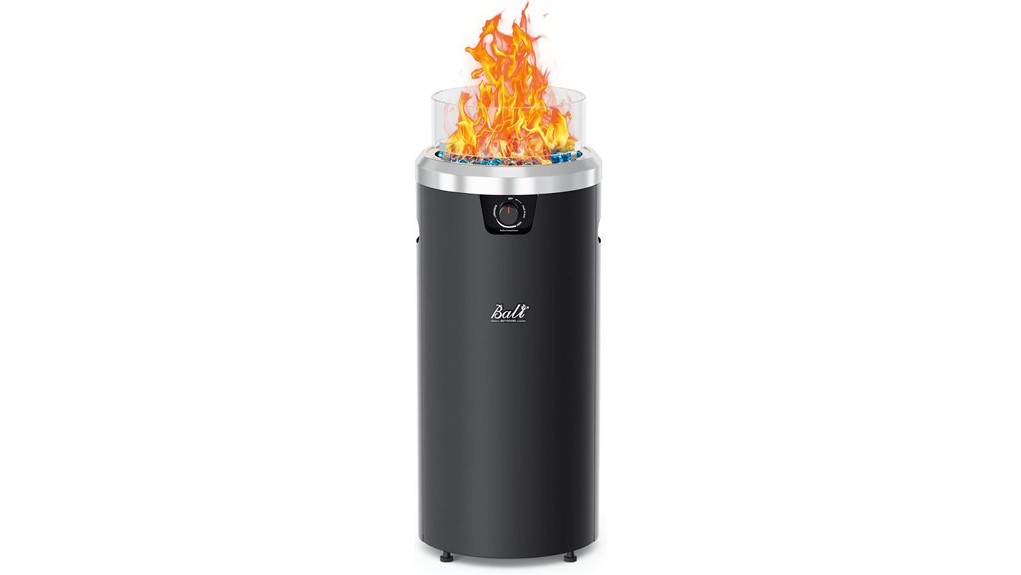 portable outdoor propane firepit