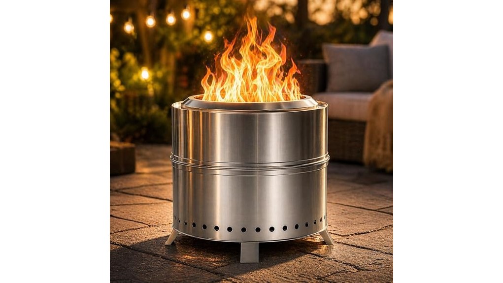 portable smokeless backyard firepit