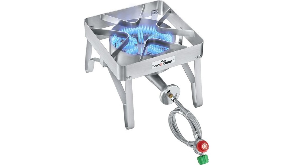 portable stainless steel propane stove