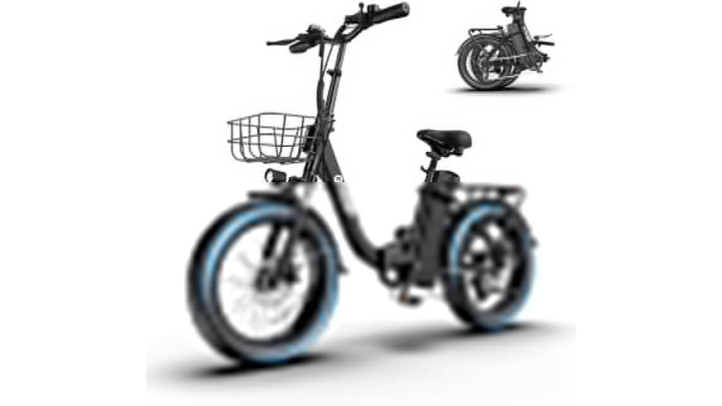 powerful foldable adult e bike