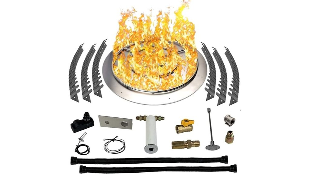 stainless steel fire pit