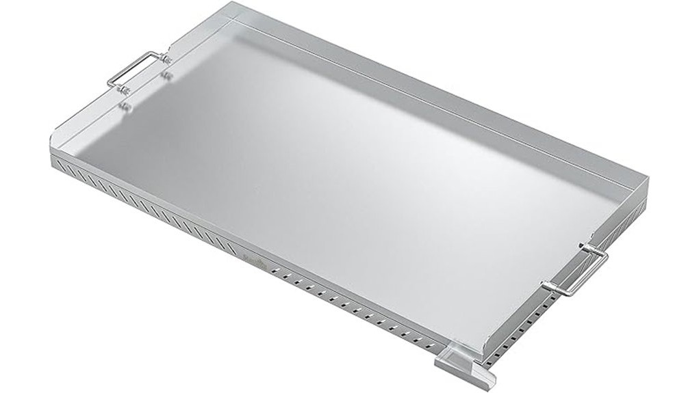 stainless steel flat top griddle