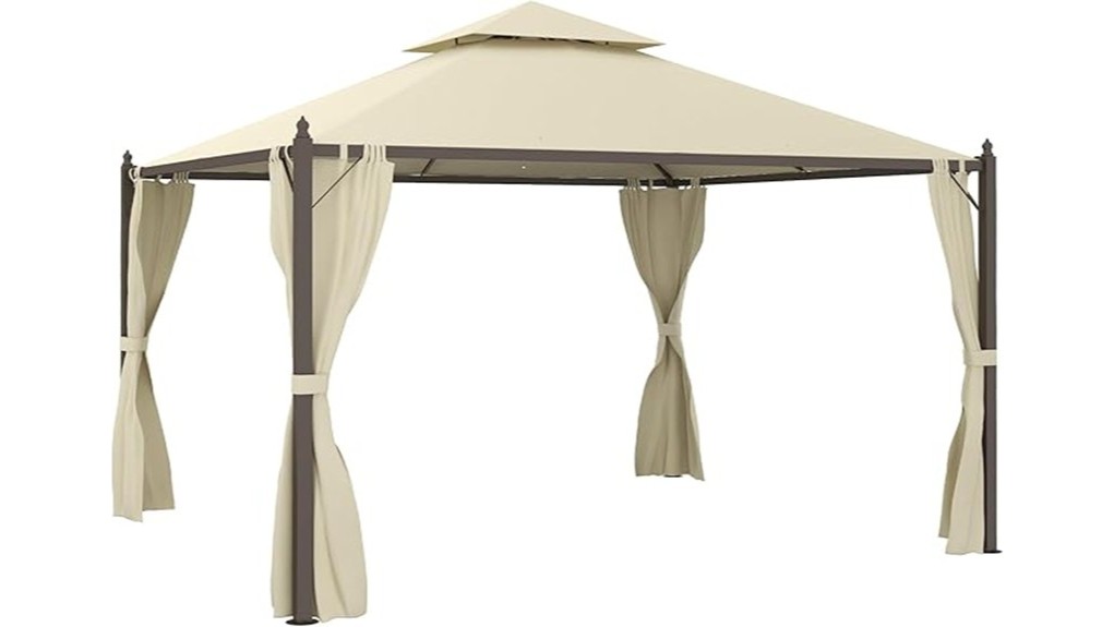 steel 10x12 patio gazebo