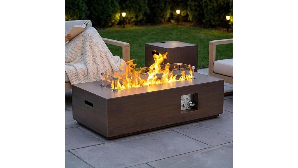 sunpeak 42 inch propane firepit