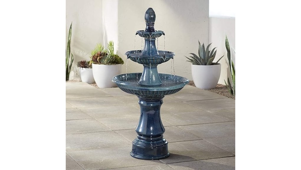 teal ceramic fountain review teal ceramic fountain review