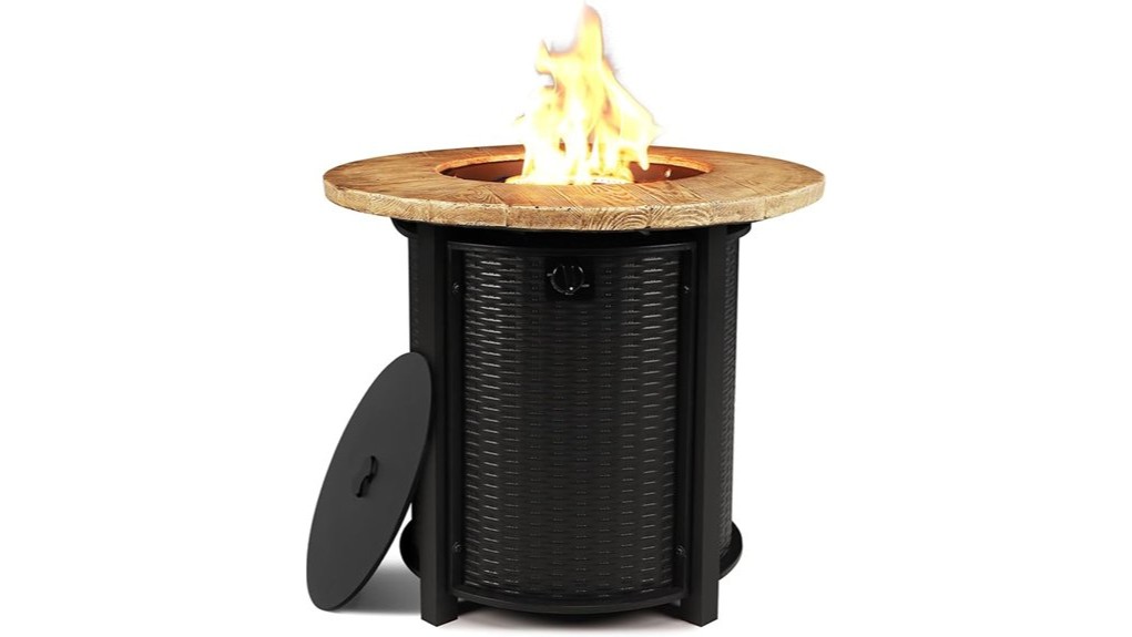 thirty inch round propane firepit thirty inch round propane firepit