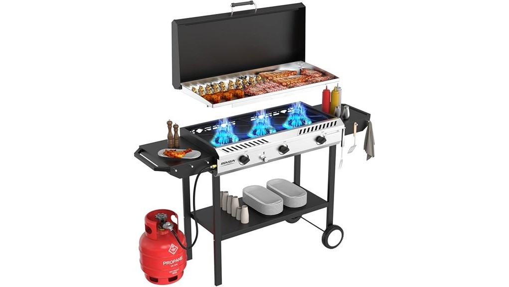 three burner propane griddle stove three burner propane griddle stove