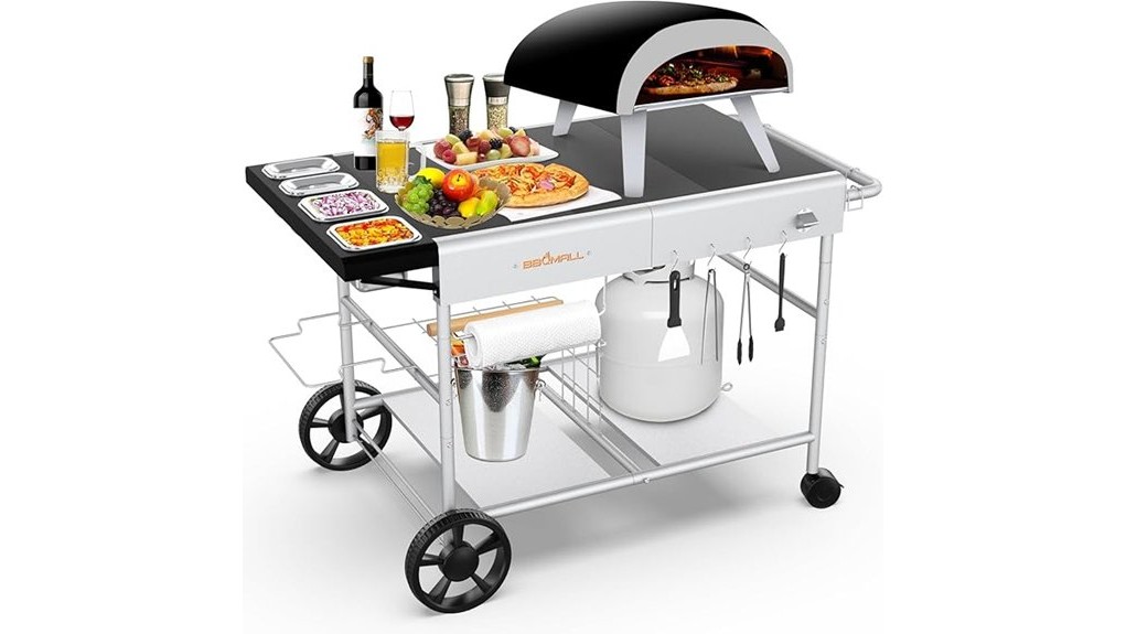versatile outdoor cooking station