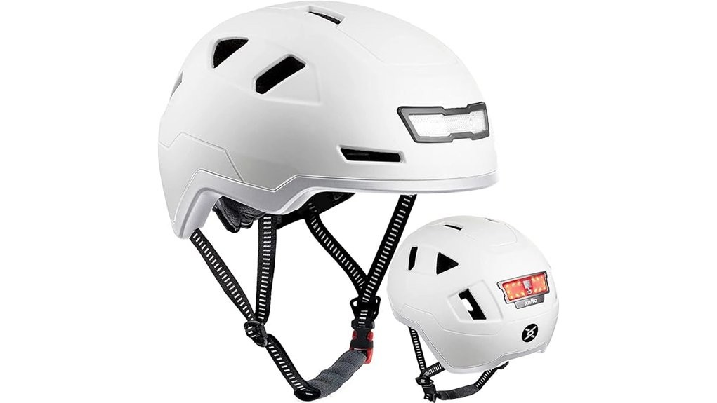 xnito led equipped cycling helmet