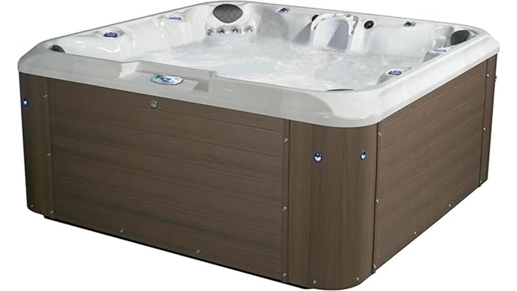 100 jet seven person non lounger spa