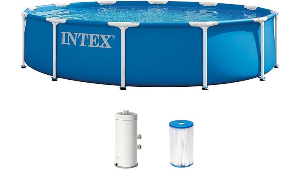 12ft metal frame aboveground pool