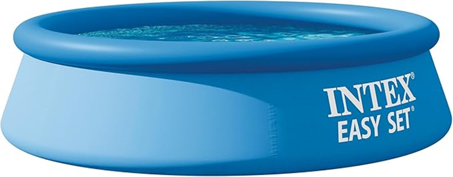 8ft by 24in inflatable pool