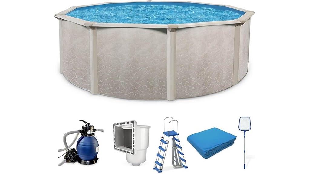 above ground aquarian phoenix pool