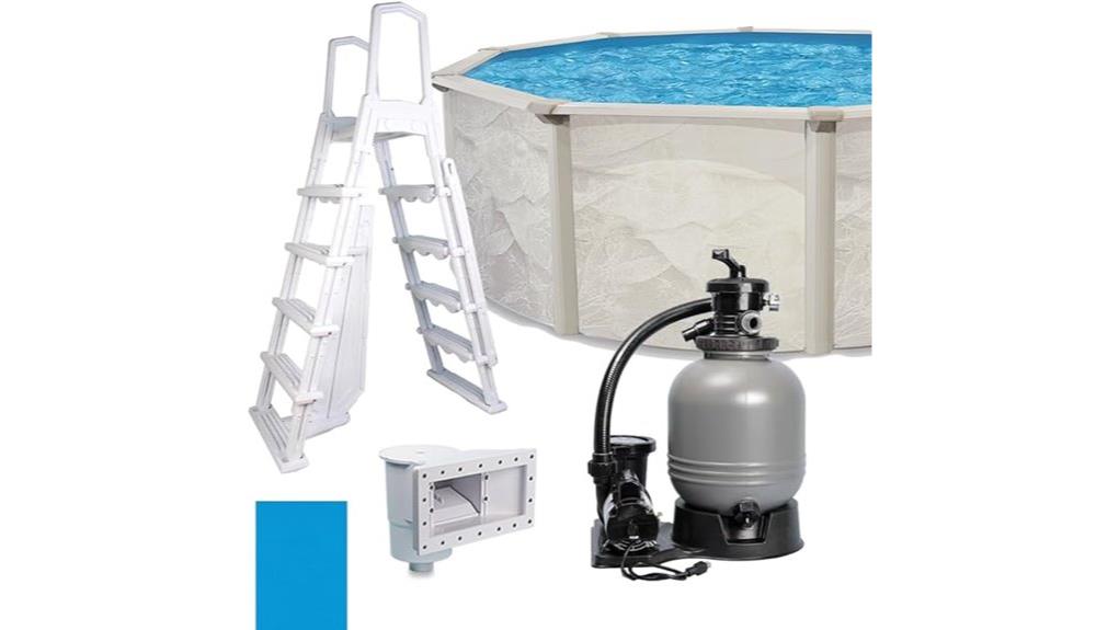 above ground rectangular inflatable pool