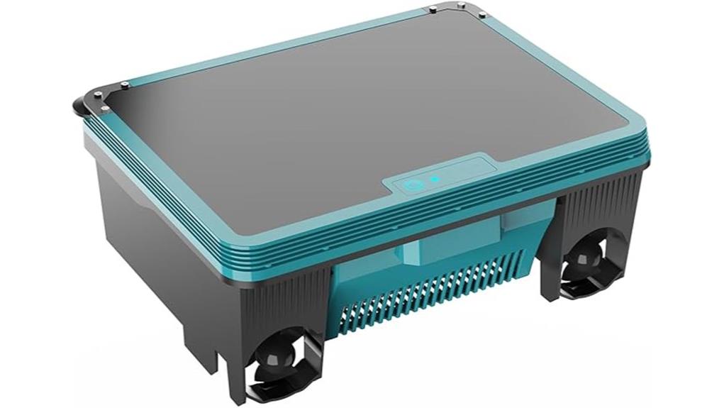 automated solar powered skimmer
