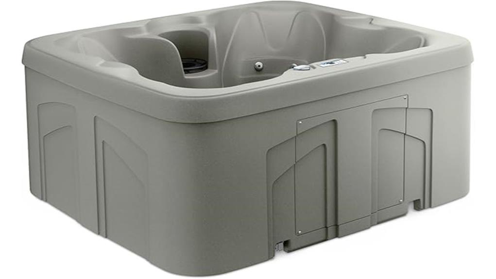 compact plug and play hot tub