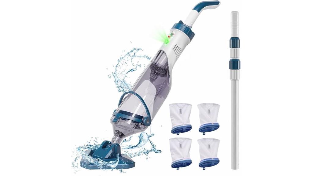 cordless rechargeable pool vacuum