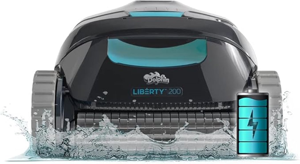 cordless robotic pool vacuum