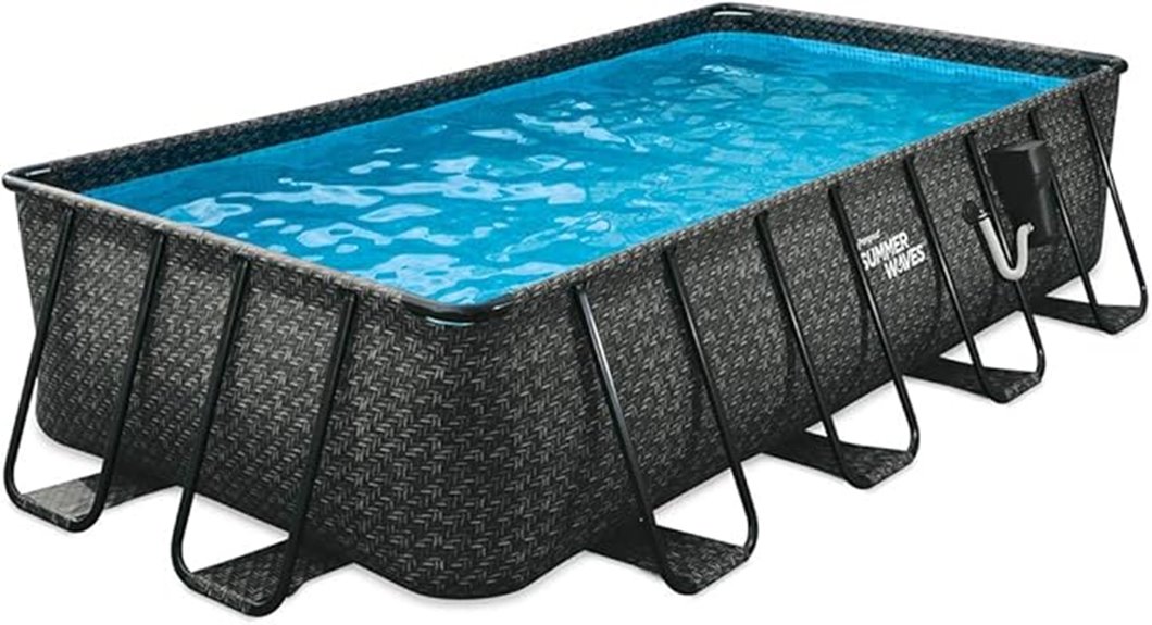 inflatable 16 foot above ground pool