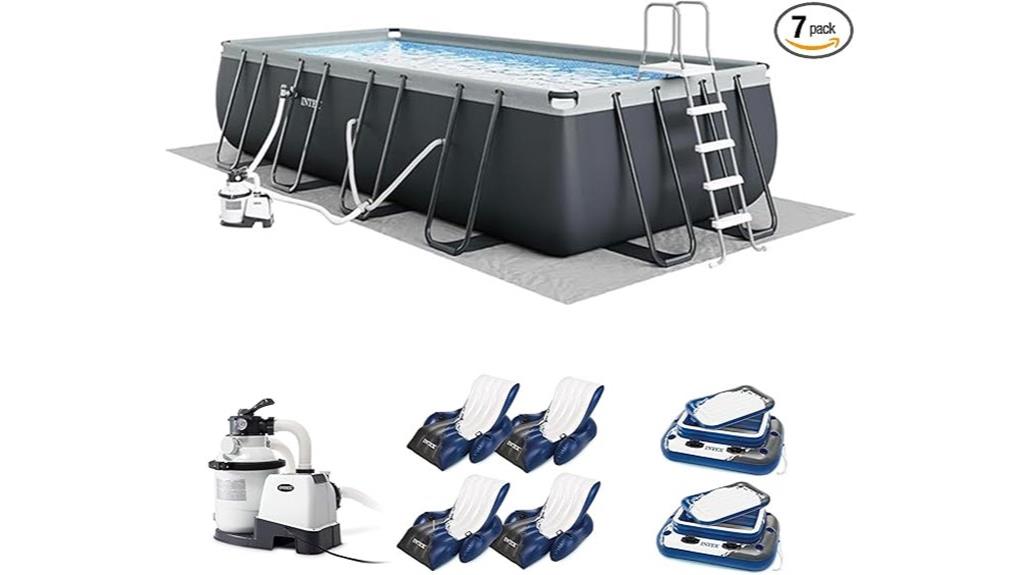 inflatable above ground pool details