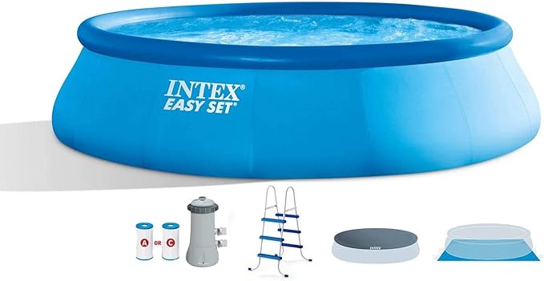 inflatable easy set above ground