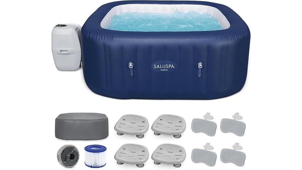 inflatable hydrotherapy spa tub