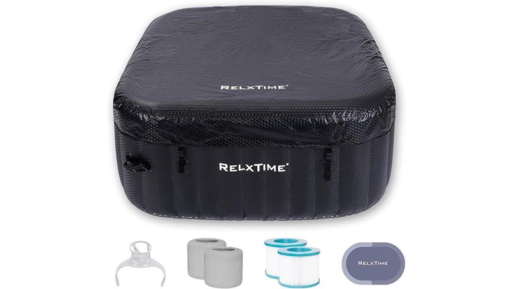 inflatable relxtime hot tub