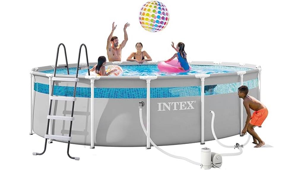 intex prism frame pool review