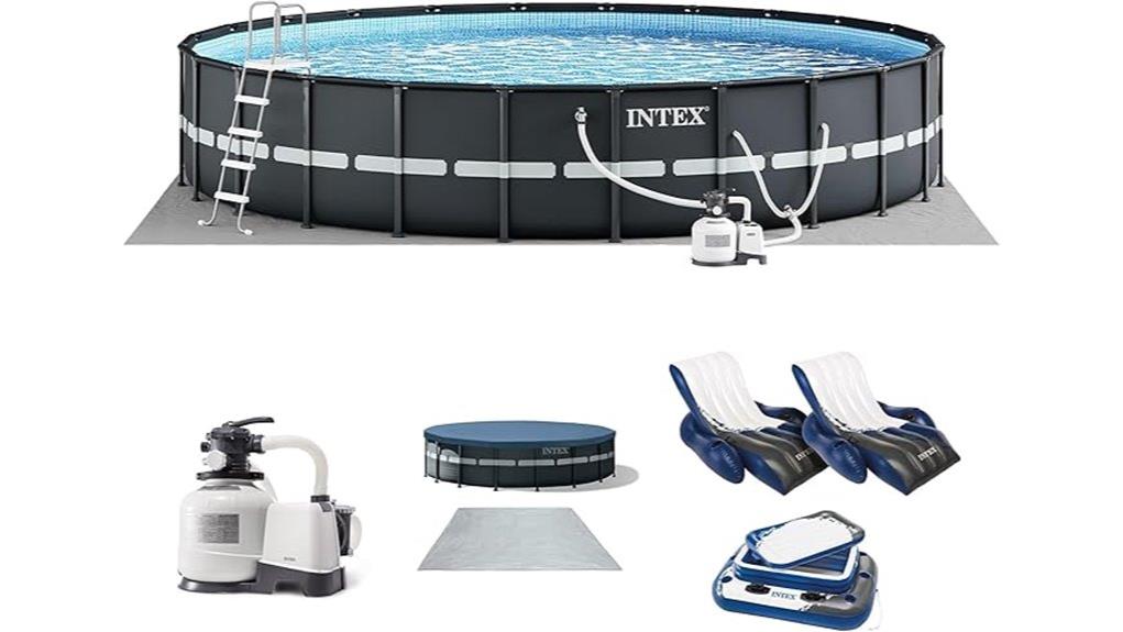 large 24ft intex ultra xtr