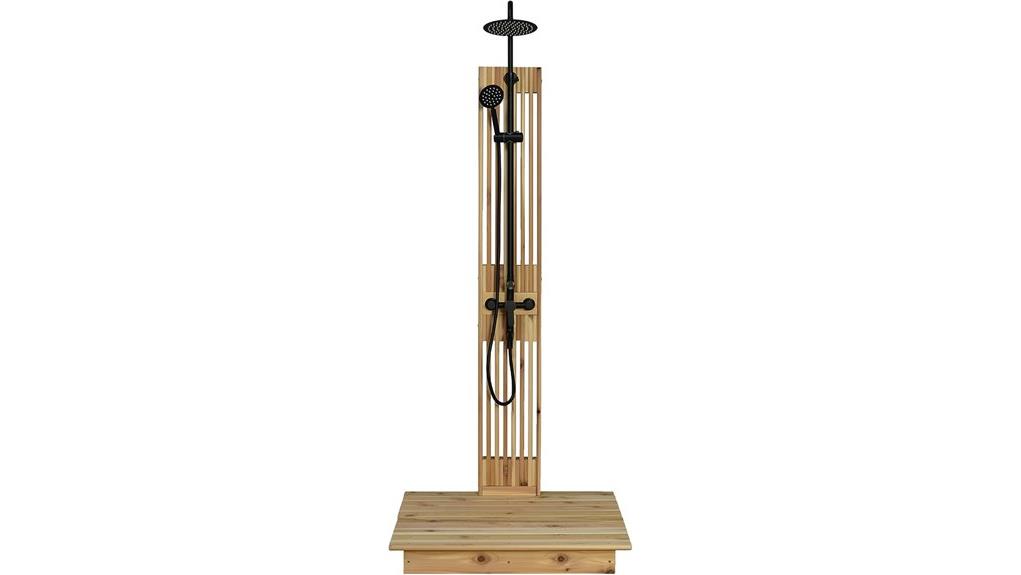 portable stainless steel shower