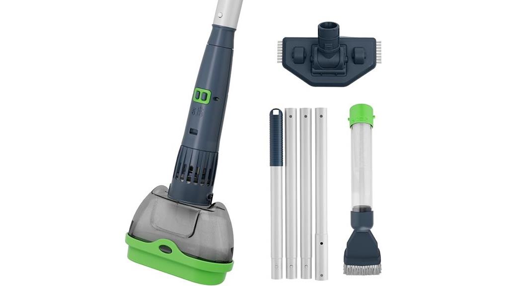 rechargeable pool and spa vacuum