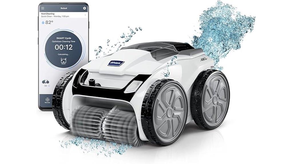 smart robotic pool cleaner